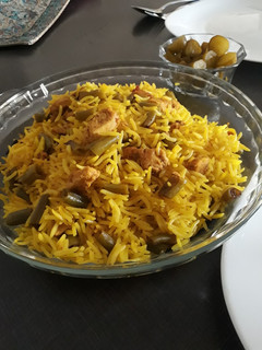 عکسی از دستور لوبیا پلو با مرغ