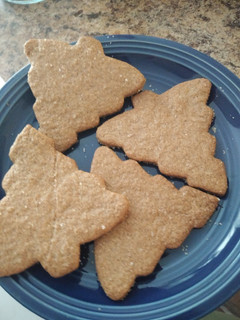 A picture of Cinnamon Shortbread cookies.