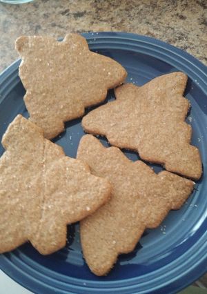 A picture of Cinnamon Shortbread cookies.