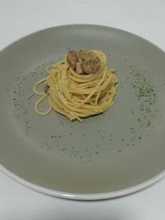 Una foto de Espaguetis carbonara