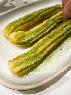 Una foto de Churros con Matcha