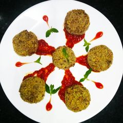 A picture of Leftover Roti Cutlet.