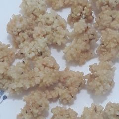 Leftover rice badi/ vadiyalu A picture of Leftover rice badi/ vadiyalu.