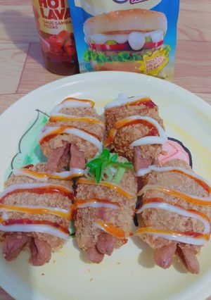 Foto resep U̶d̶a̶n̶g̶ ̶K̶e̶j̶u̶ Sosis Keju