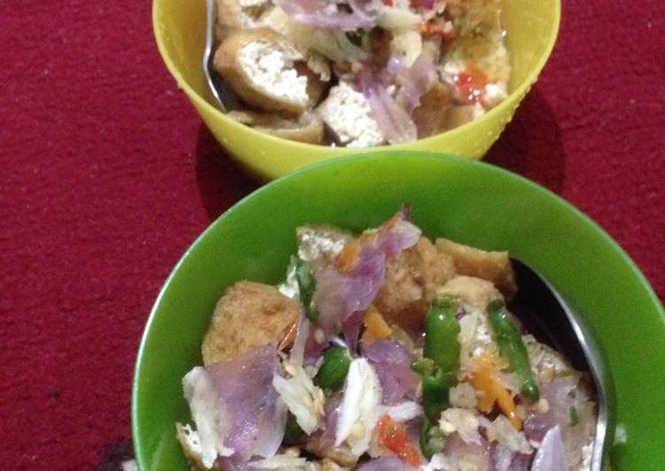 Tahu Gejrot ala abang" ENAKK!