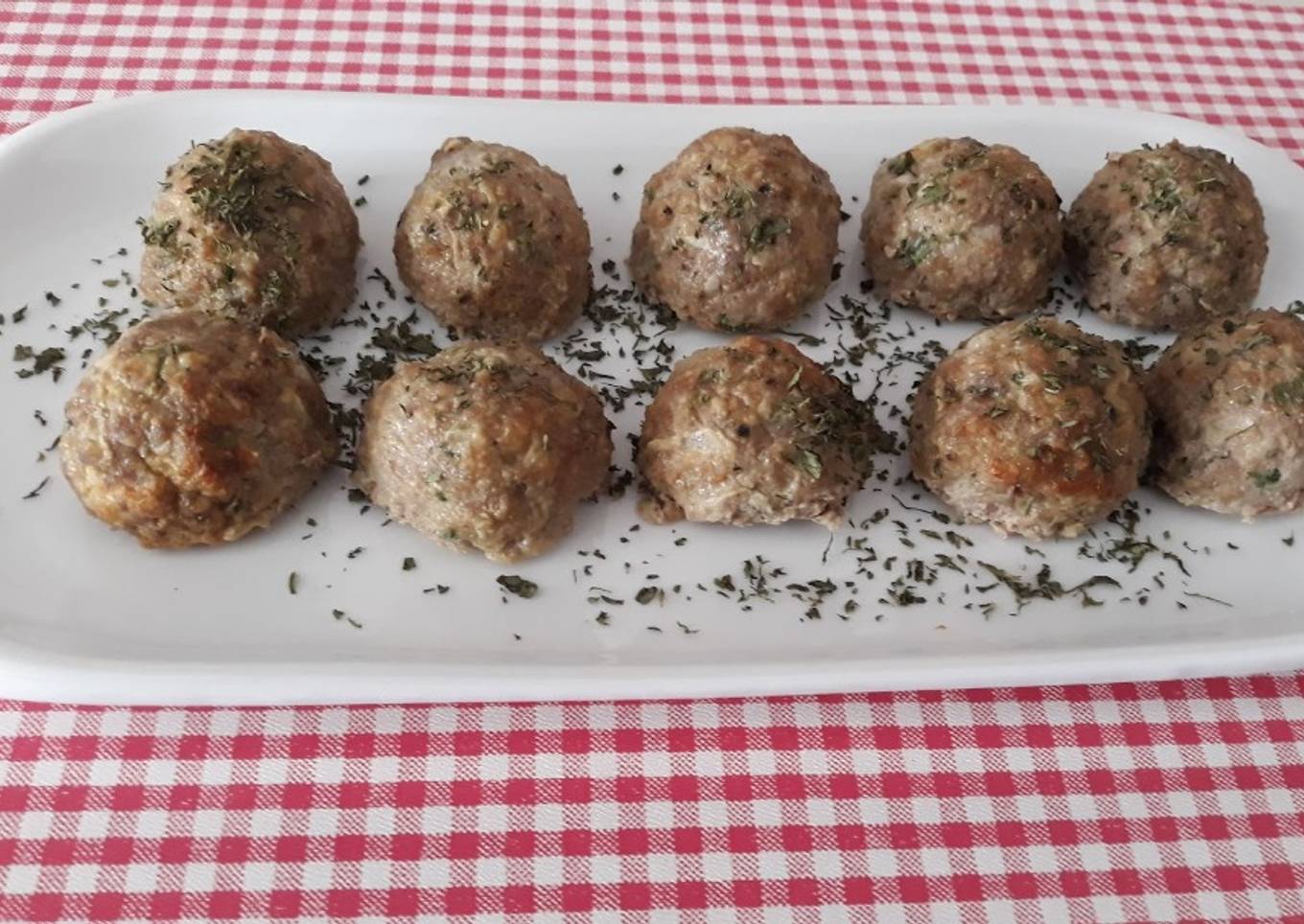 Albóndigas básicas -al horno-