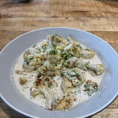 Cauliflower in Yogurt Sauce A picture of Cauliflower in Yogurt Sauce.