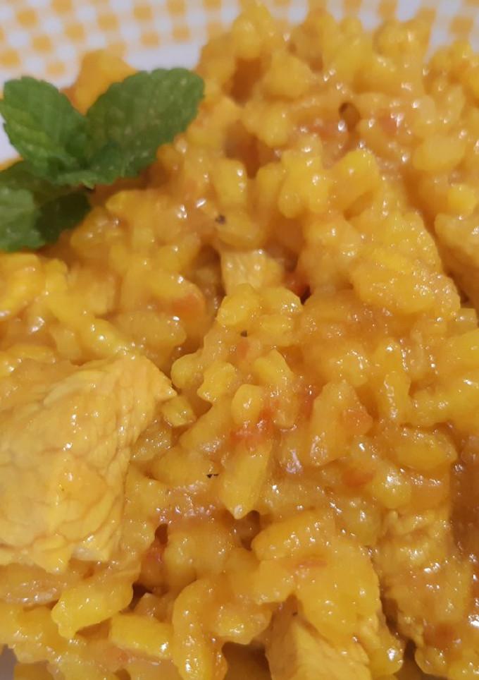 Una foto de Arroz con pollo
