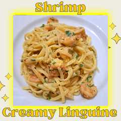 รูปของ 022 ♡Shrimp Creamy Linguine♡