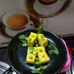 A picture of Peas dhokla.