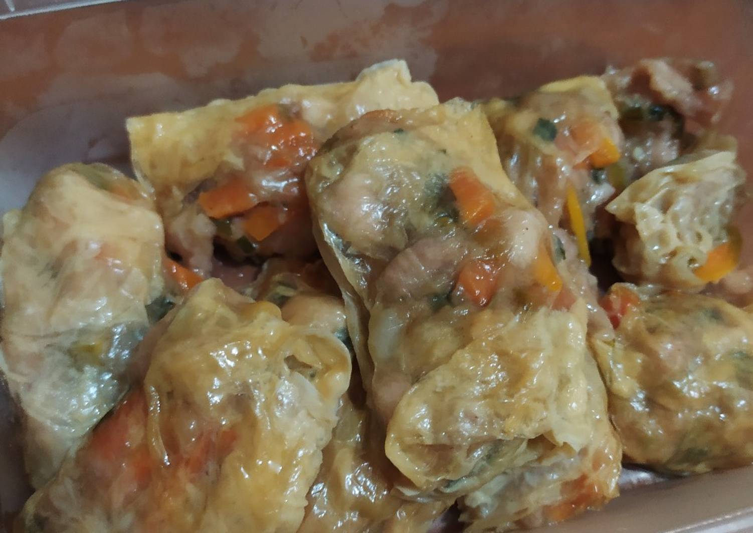 Resep Dimsum Kulit Tahu Keica Oleh Opinia Cookpad