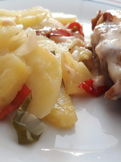 Una foto de Berenjenas rellenas con carne