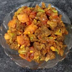 Broccoli sabzi A picture of Broccoli sabzi.