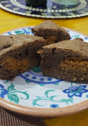 Una foto de Brownies de Dulce de Leche con Coco
