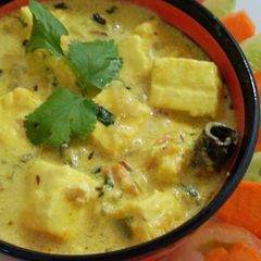 Malai paneer A picture of Malai paneer.