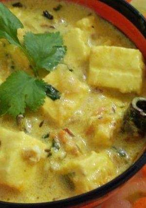 A picture of Malai paneer.