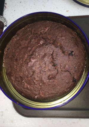 Una foto de Torta negra de navidad a mi estilo
