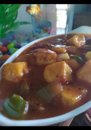 चिली पनीर (chilli paneer recipe in Hindi) रेसिपी मुख्य फोटो