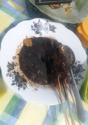 Foto resep Sate kambing cepat mudah