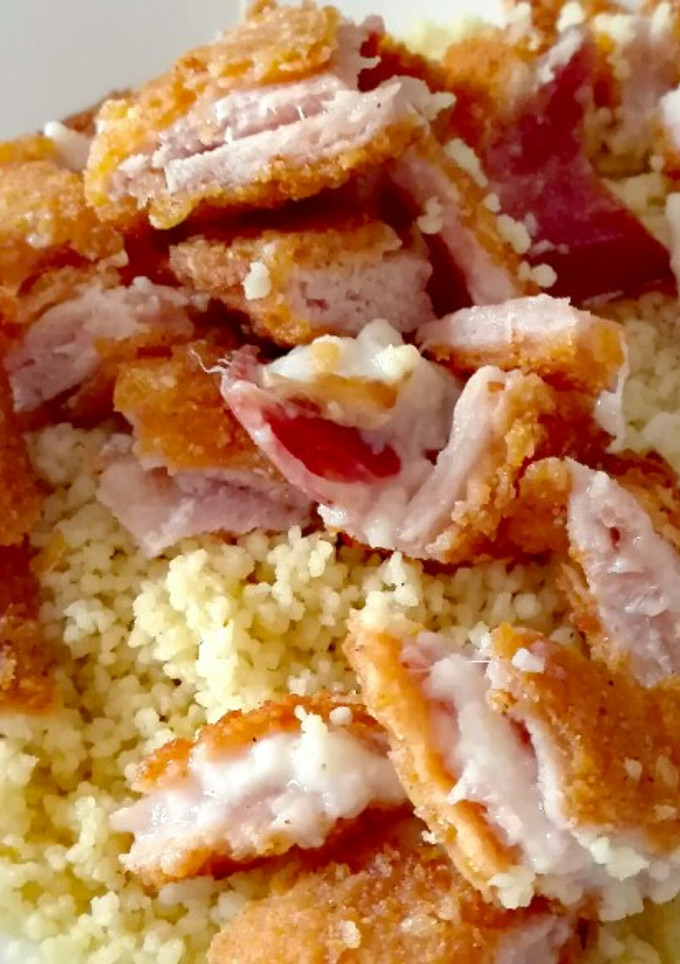 Una foto de Cuscús con escalope