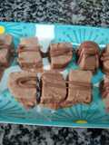 Trufas de banana y chocolate