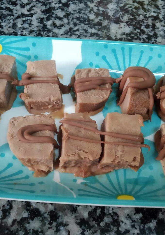 Una foto de Trufas de banana y chocolate