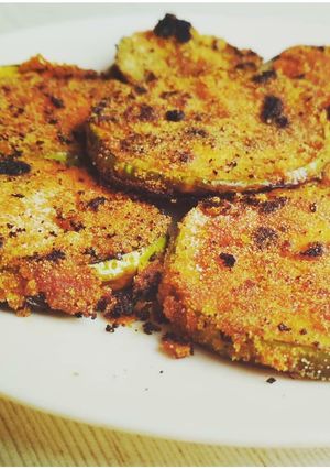 A picture of Crispy fried eggplant.