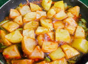 Hình của món Khoai tây kho chay.