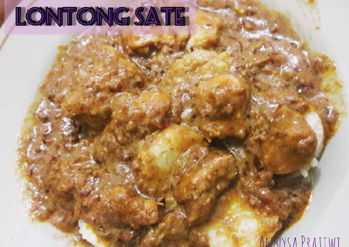 Resep Lontong Sate/ Lontong Godok, Enak