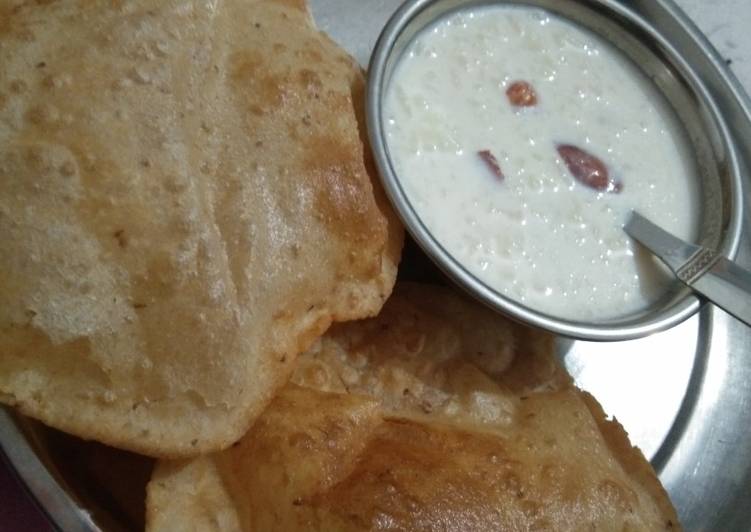 Simple Way to Prepare Super Quick Homemade Kheer puri