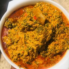 A picture of Egusi soup.