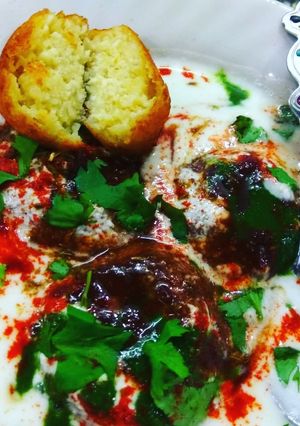 A picture of Paneer Dahi Vada.