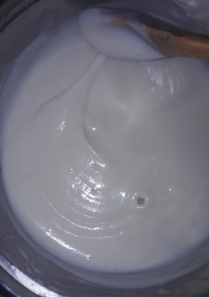 Una foto de Salsa blanca o bechamel fluida
