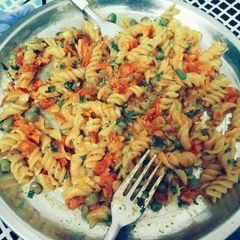 A picture of Masala pasta.