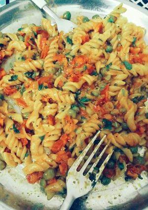 A picture of Masala pasta.