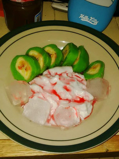 Foto resep Es pisang ijo
