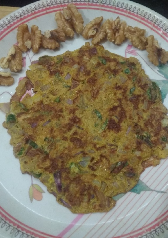 வால்நட் மசாலா ஆம்லெட் (Walnut masala omelette recipe in tamil) செய்முறை முக்கிய புகைப்படம்