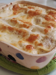 Una foto de Canelones de Berenjena y Queso de Cabra🧀🍆