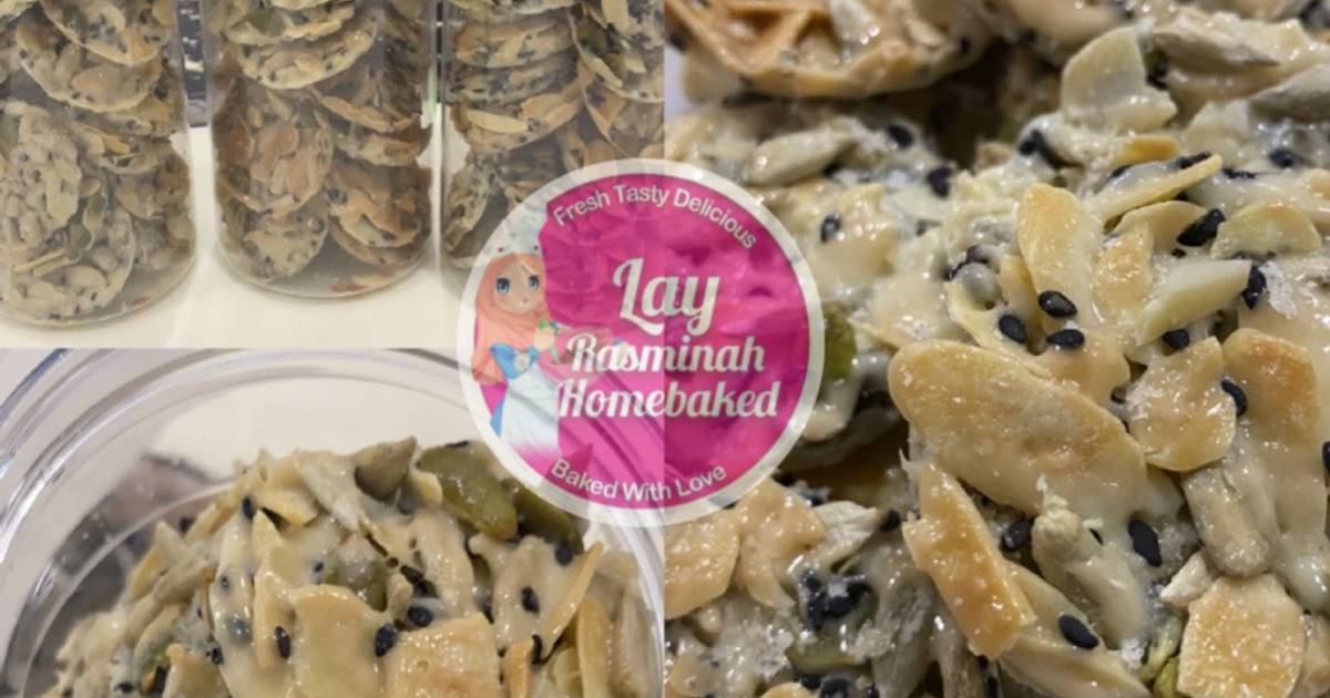 Resipi Crispy Florentine Sukatan Cawan Gram Oleh Layla Rasmina Cookpad
