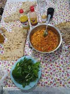 عکسی از دستور املت شقایق پز