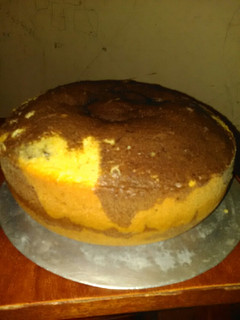 A picture of Zebra cake.