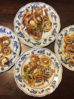 A picture of California Farm Calamari Tapas.