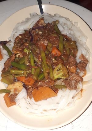 A picture of Rice noodles.