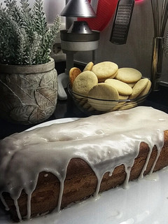 Una foto de Budín relleno de Manzanas al vino Blanco