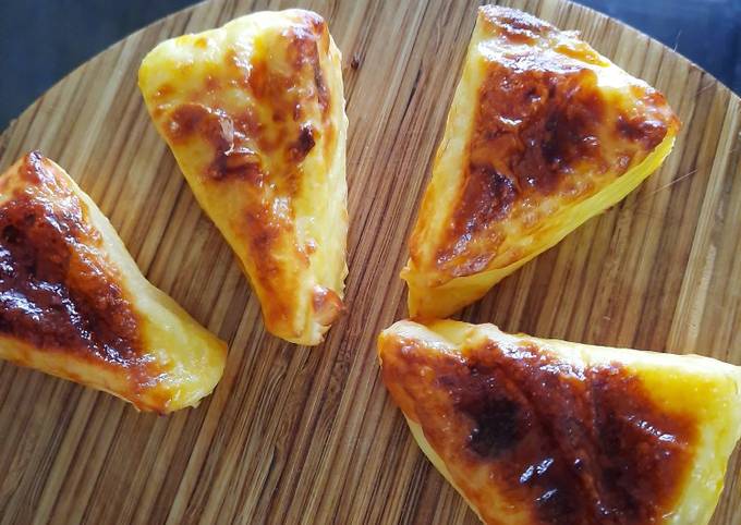 Cách thực hiện bánh kem trứng nướng siêu núng nính – Baked Cheese Custard
