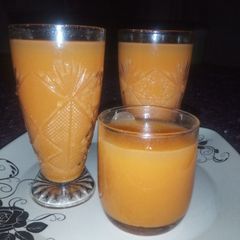 A picture of Mango and Orange drink.