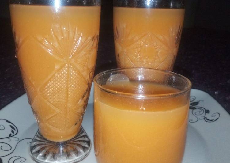 Recipe of Homemade Mango and Orange drink