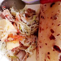 A picture of Cabbz nyama mix.
