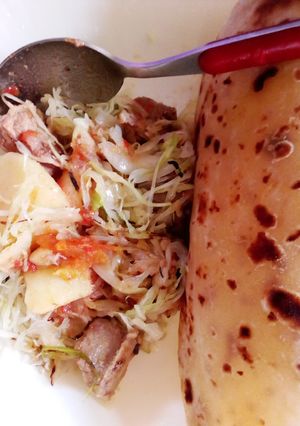 A picture of Cabbz nyama mix.