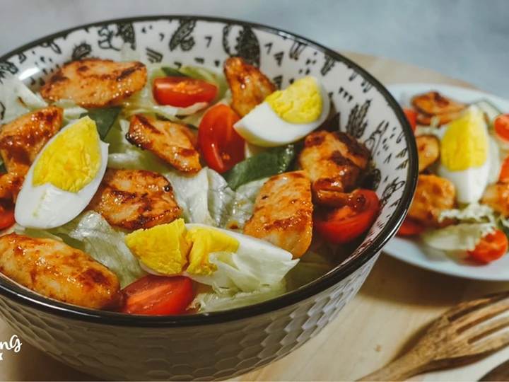 Langkah Gampang Menyiapkan Resep  Salad Sayur Simple. Bikin Diet Lebih Mengenyangkan yang Lezat, Enak Banget